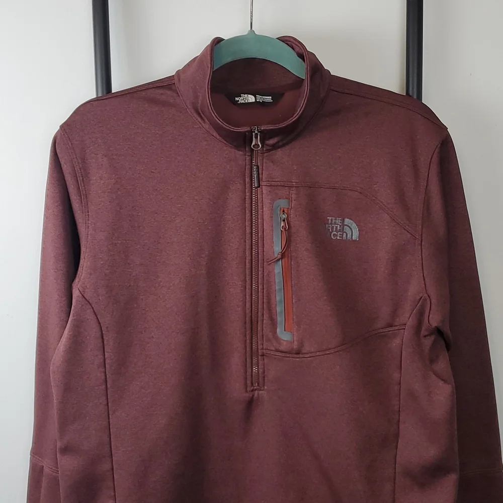 The North Face 1/2 zip fleece men's jacket size M
